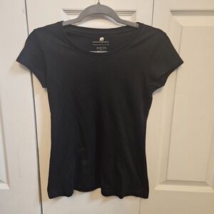 Banana Republic Jet Black Short Sleeve Top